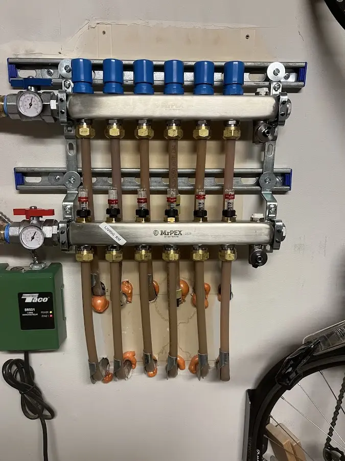 Plumber performing Leak Detection at a residential property in Salem Lakes